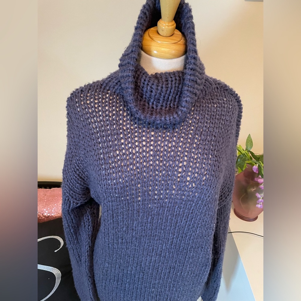 Blue Slouchy Sweater